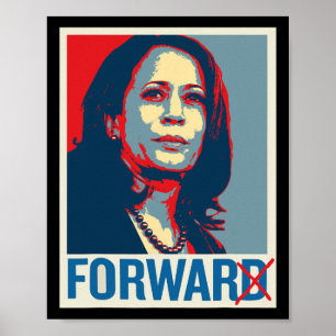 Kamala Harris Für Krieg Nicht Vorwärts Pro-trump 2 Poster