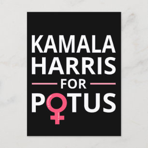 Kamala Harris für POTUS I Postkarte