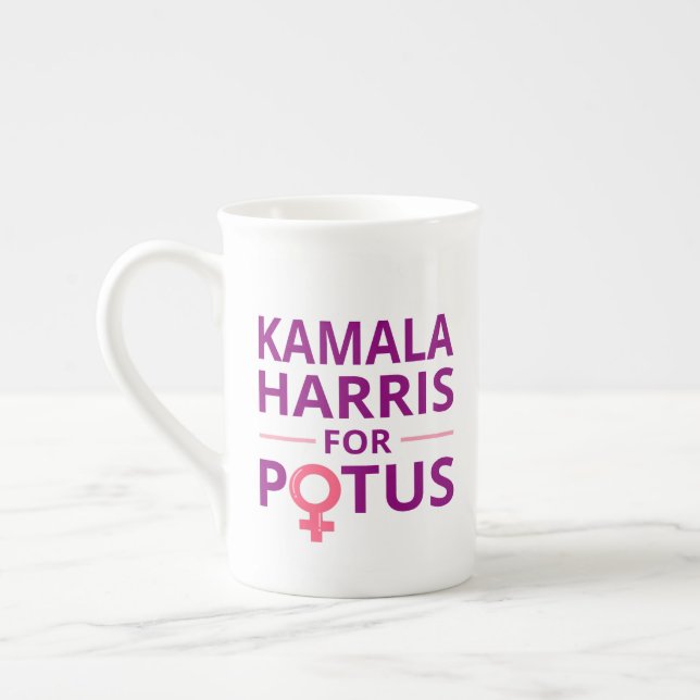 Kamala Harris für POTUS I Prozellantasse (Links)
