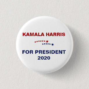 Kamala Harris für Präsident 2020 Button