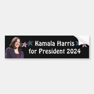 Kamala Harris für Präsident 2024 Autoaufkleber