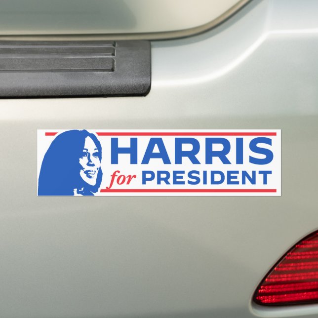 Kamala Harris für Präsident 2024 Autoaufkleber (Auf Auto)