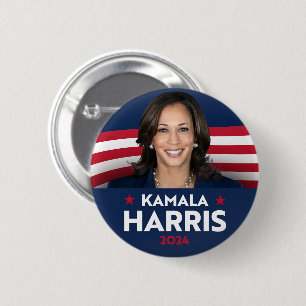 Kamala Harris für Präsident 2024 Button