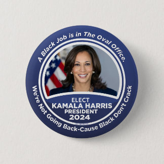 Kamala Harris für Präsident 2024 Button