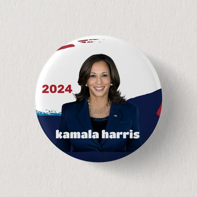 kamala harris für Präsident 2024 Button (Vorderseite)