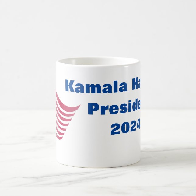 Kamala Harris für Präsident 2024 Kaffeetasse (Mittel)