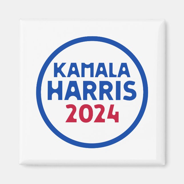 Kamala Harris für Präsident 2024 Magnet (Vorne)