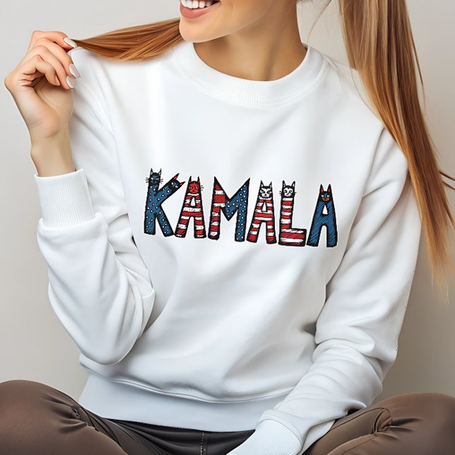 Kamala Harris für Präsident 2024 Sweatshirt (Von Creator hochgeladen)