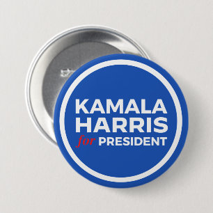 Kamala Harris für Präsident Button