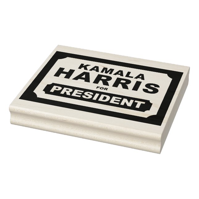 KAMALA HARRIS FÜR PRÄSIDENT! GUMMISTEMPEL (Stempel)