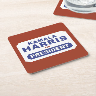 KAMALA HARRIS FÜR PRÄSIDENT! RECHTECKIGER PAPPUNTERSETZER