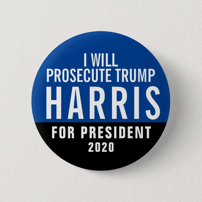 Kamala Harris für Präsidenten 2020 Button (Vorderseite)