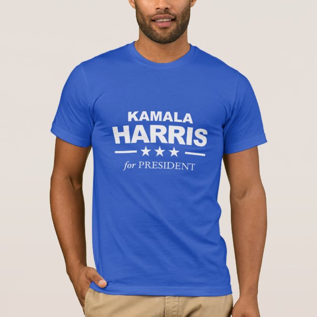 Kamala Harris für Präsidenten - Weiß - T-Shirt (Vorderseite)