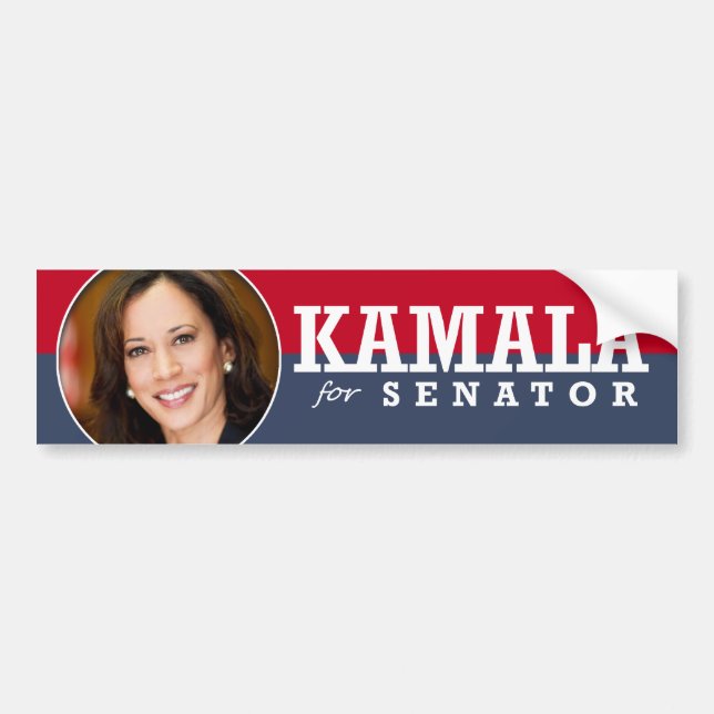 KAMALA HARRIS FÜR SENATOR AUTOAUFKLEBER (Vorne)