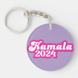 Kamala Harris Girly Pink Logo 2024 Schlüsselanhänger