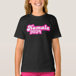 Kamala Harris Girly Pink Logo 2024 T-Shirt