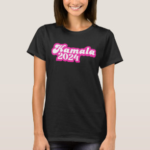 Kamala Harris Girly Pink Logo 2024 T-Shirt