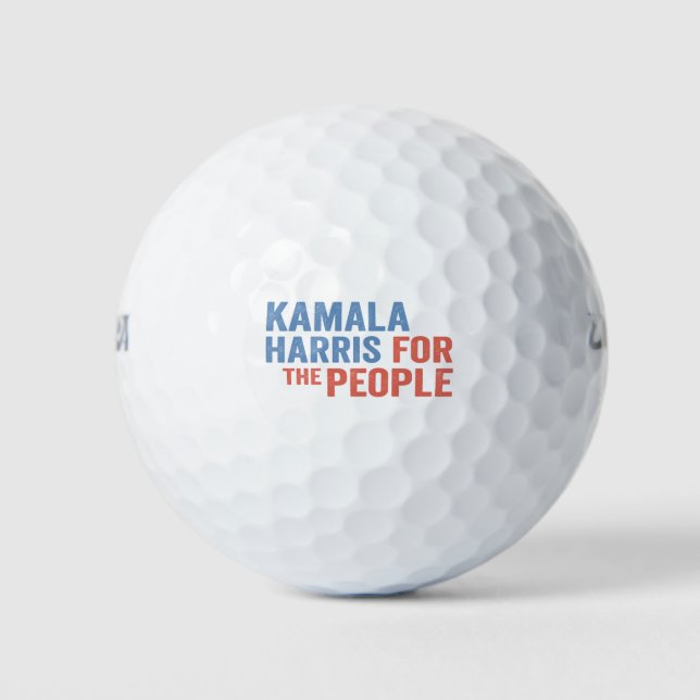 Kamala Harris Golfball (Vorderseite)