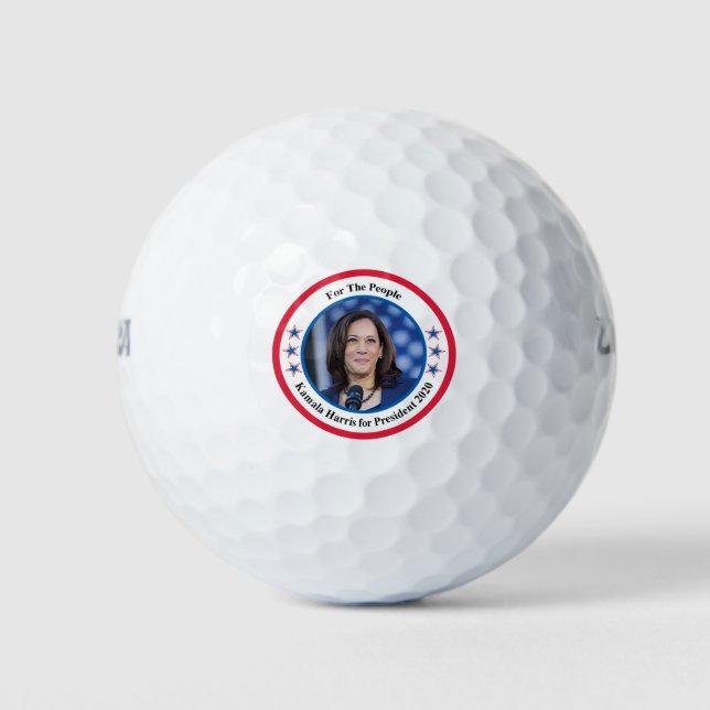 Kamala Harris Golfball (Vorderseite)