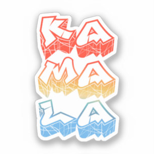 Kamala Harris Graffiti Aufkleber