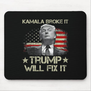 Kamala Harris hat es kaputt gemacht, Trump wird es Mousepad