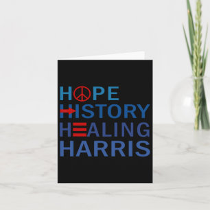 Kamala Harris Hope History Healing Harris Walz 202 Karte