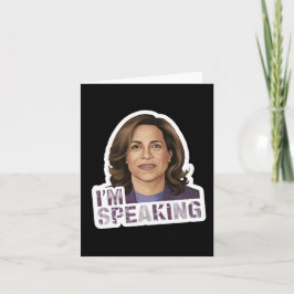 Kamala Harris I Speak, Zitat zur historischen Deba Einladung