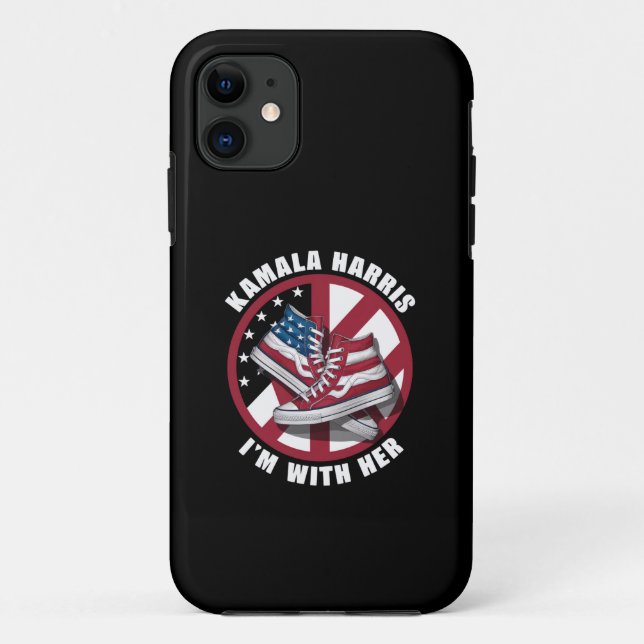 Kamala Harris Ich bin mit ihrem Patriotischen Konv Case-Mate iPhone Hülle (Rückseite)