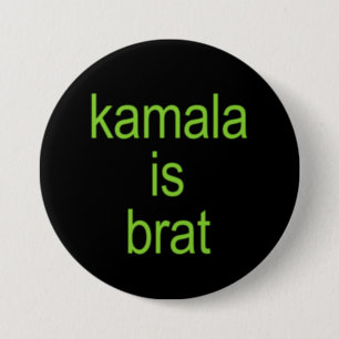 Kamala Harris ist brav Button