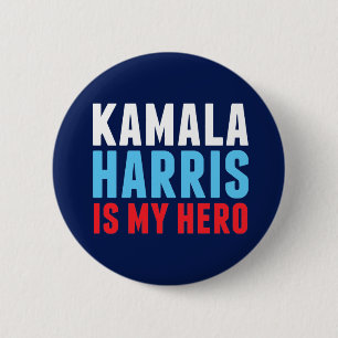 Kamala Harris ist Mein Held Button