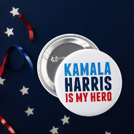 Kamala Harris ist mein politischer Held Button
