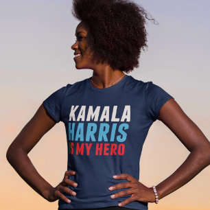 Kamala Harris ist My Hero Blue Women's T-Shirt