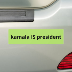 Kamala Harris ist Präsident der Wahlen 2024 Autoaufkleber