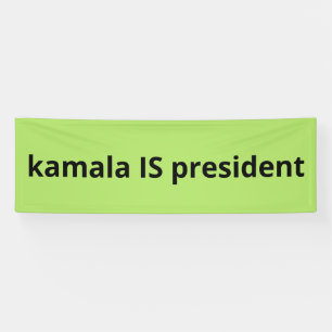 Kamala Harris ist Präsident der Wahlen 2024 Banner