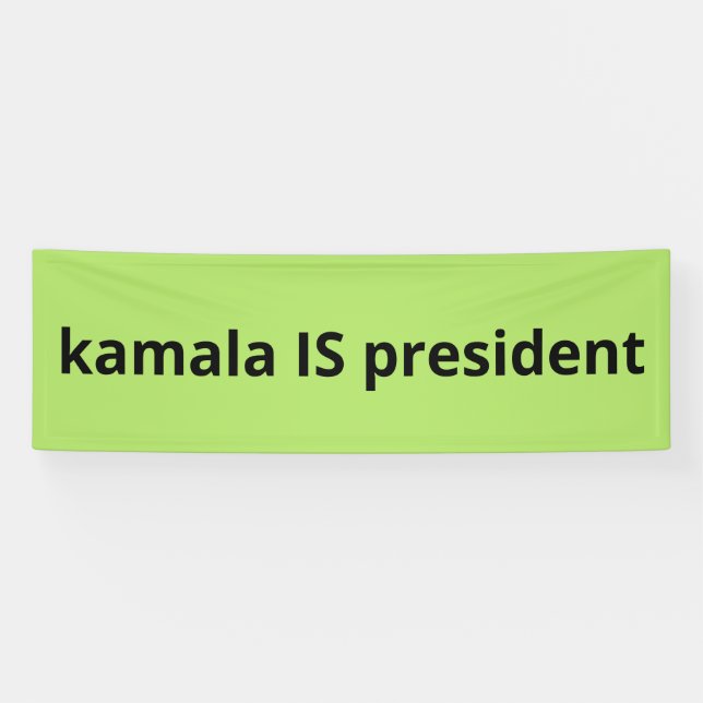 Kamala Harris ist Präsident der Wahlen 2024 Banner (Horizontal)