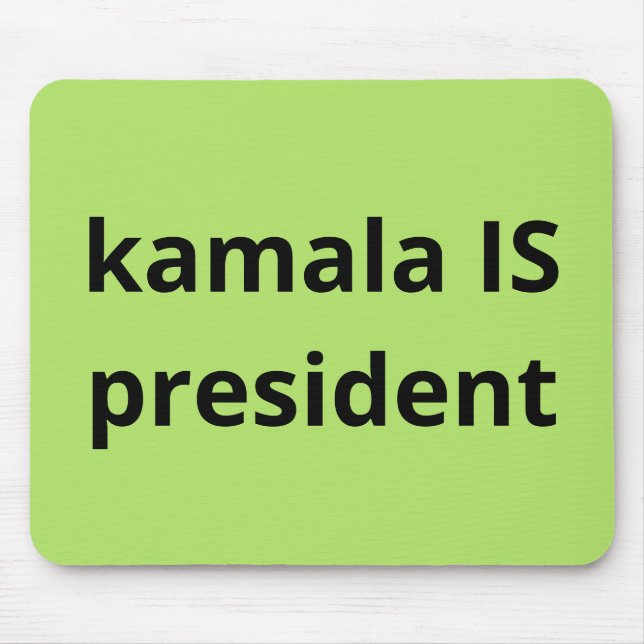 Kamala Harris ist Präsident der Wahlen 2024 Mousepad (Vorne)