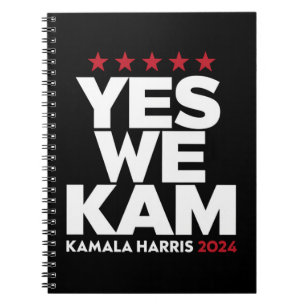 Kamala Harris Ja, wir schaffen es, US-Präsidentin  Notizblock