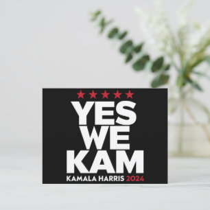 Kamala Harris Ja, wir schaffen es, US-Präsidentin Postkarte