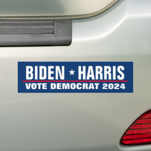 Kamala Harris Joe Biden Wahldemokratin 2024 Autoaufkleber