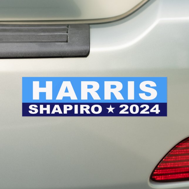 Kamala Harris Josh Shapiro 2024 Autoaufkleber (Auf Auto)