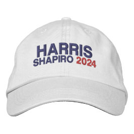 Kamala Harris Josh Shapiro 2024 Hat Bestickte Baseballkappe