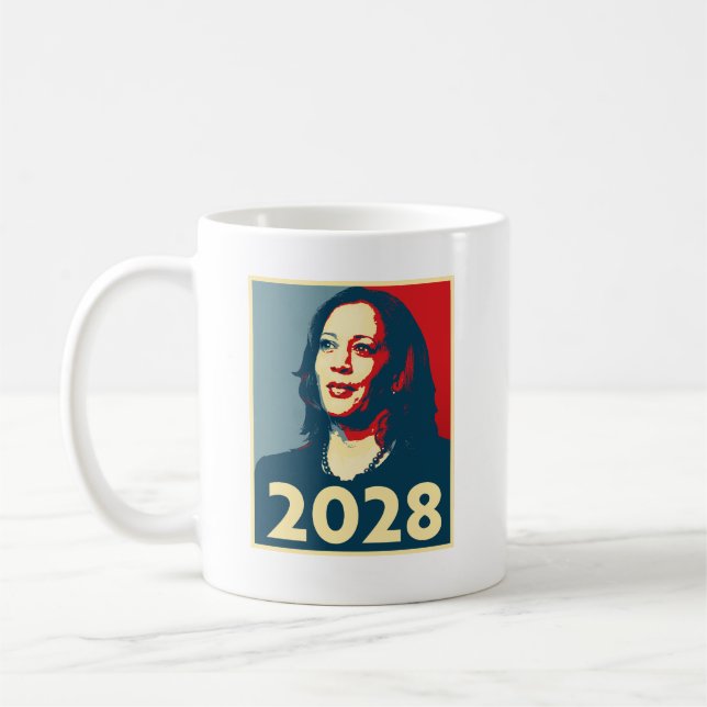 Kamala Harris Kaffeetasse (Links)
