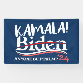 Kamala Harris, Kamala 2024 für Frauen, Anti-Trump Banner