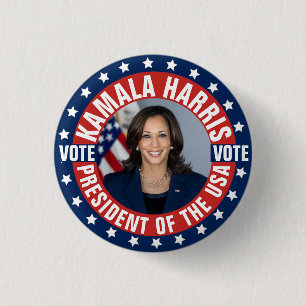 Kamala Harris Kampagne Button