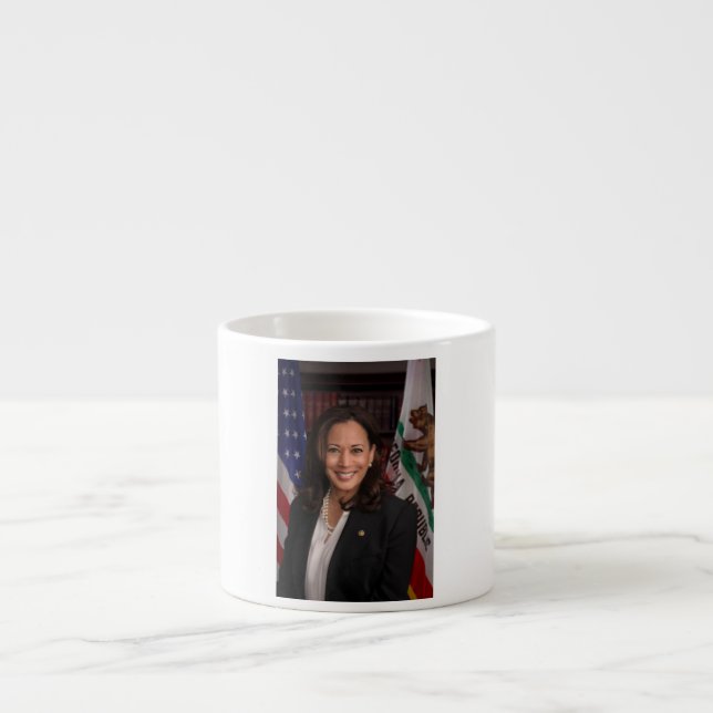 Kamala Harris Kandidat für das Amt des Präsidenten Espressotasse (Vorderseite)