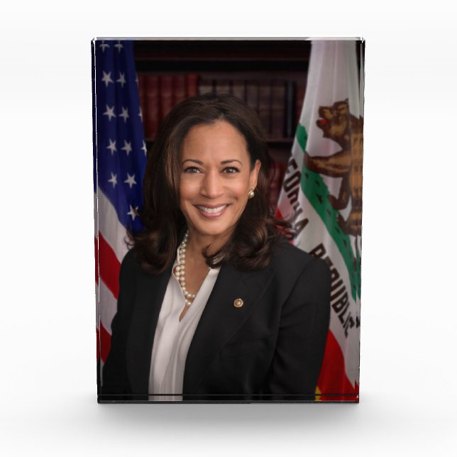 Kamala Harris Kandidat für das Amt des Präsidenten Fotoblock (Vorderseite)