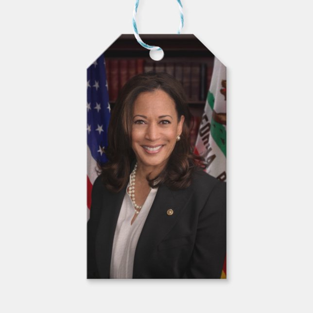Kamala Harris Kandidat für das Amt des Präsidenten Geschenkanhänger (Vorderseite)