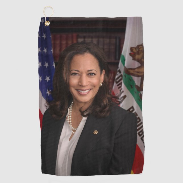 Kamala Harris Kandidat für das Amt des Präsidenten Golfhandtuch (Vorderseite)