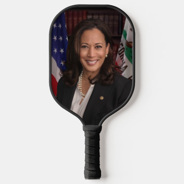 Kamala Harris Kandidat für das Amt des Präsidenten Pickleball Schläger (Vorderseite)