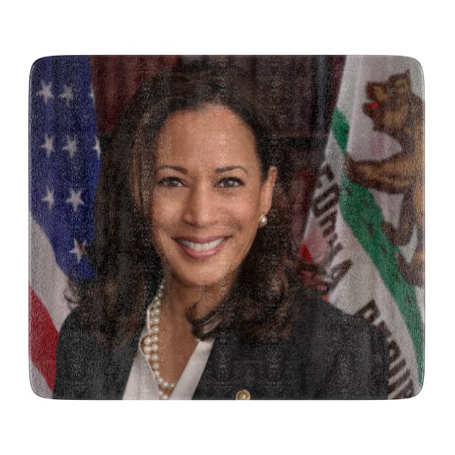 Kamala Harris Kandidat für das Amt des Präsidenten Schneidebrett (Vorderseite)
